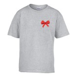 Zsona Dekor Gyerek póló Ovis jelel Masni mintával Szürke 122 méret