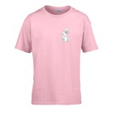 Zsona Dekor Gyerek póló Ovis jelel Nyuszi mintával Rózsaszín 158 méret