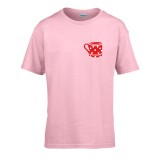 Zsona Dekor Gyerek póló Ovis jelel Pöttyös bögre mintával Rózsaszín 122 méret