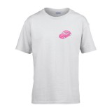 Zsona Dekor Gyerek póló Ovis jelel Rózsaszín autó mintával Fehér 110 méret