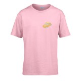 Zsona Dekor Gyerek póló Ovis jelel Sárga autó mintával Rózsaszín