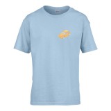 Zsona Dekor Gyerek póló Ovis jelel Sárga autó mintával Világos kék