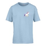 Zsona Dekor Gyerek póló Ovis jelel Unikornis mintával Világos kék