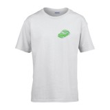 Zsona Dekor Gyerek póló Ovis jelel Zöld autó mintával Fehér