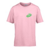 Zsona Dekor Gyerek póló Ovis jelel Zöld autó mintával Rózsaszín