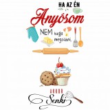 Zsona Dekor Ha az én anyósom nem tudja megsütni - Sport táska fehér