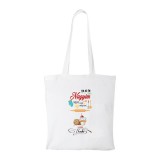 Zsona Dekor Ha az én nagyim nem tudja megsütni - Bevásárló táska fehér