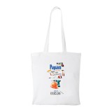 Zsona Dekor Ha az én papám nem tudja megszerelni - Bevásárló táska fehér