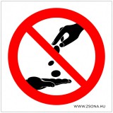 Zsona Dekor Házalás és koldulás tilos! Öntapadós matrica 150x150 mm