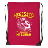 Zsona Dekor Hegesztő vagyok - Sport táska piros