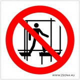 Zsona Dekor Hiányos állvány használata tilos! Műanyag tábla 200x200 mm