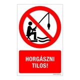 Zsona Dekor Horgászni tilos! Öntapadós matrica 320x500 mm