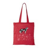 Zsona Dekor Husky - Bevásárló táska piros v1