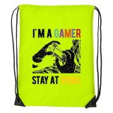 Zsona Dekor I am a gamer - Sport táska sárga