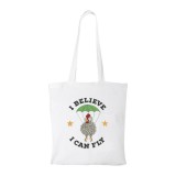 Zsona Dekor I believe i can fly - Bevásárló táska fehér