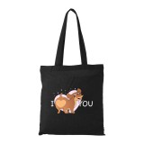 Zsona Dekor I love you - Bevásárló táska fekete v1