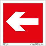 Zsona Dekor Iránynyíl balra Öntapadós matrica 200x200 mm