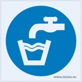 Zsona Dekor Ivóvíz Műanyag tábla 100x100 mm