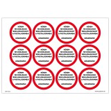 Zsona Dekor Kérem ne dobjanak reklámanyagot a postaládámba!Öntapadós matrica csomag 12db/csomag
