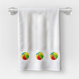 Zsona Dekor Kéztörlő 30x50 cm méretben Ovis jellel Strand labda mintával