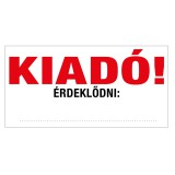 Zsona Dekor Kiadó Műanyag tábla120x60 cm