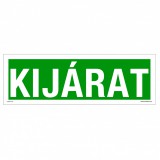 Zsona Dekor Kijárat Öntapadós matrica 300x100 mm