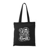 Zsona Dekor King of the grill - Bevásárló táska fekete