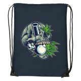 Zsona Dekor Koponya és canabis - Sport táska navy kék