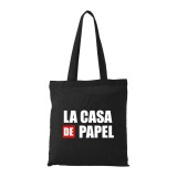 Zsona Dekor La casa de papelV2 - Bevásárló táska fekete