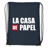 Zsona Dekor La casa de papelV2 - Sport táska navy kék