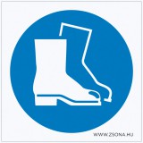 Zsona Dekor Lábvédő használata kötelező! Öntapadós matrica 200x200 mm