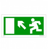 Zsona Dekor Menekülési út a lépcsőn fölfelé, balra Öntapadós matrica 200x100 mm