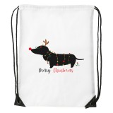 Zsona Dekor Merry Christmas tacskó - Sport táska fehér