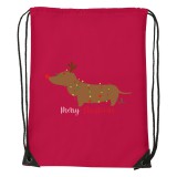 Zsona Dekor Merry Christmas tacskó - Sport táska piros