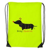 Zsona Dekor Merry Christmas tacskó - Sport táska sárga