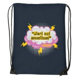 Zsona Dekor Mert azt mondtam - Sport táska navy kék