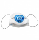 Zsona Dekor Mosható textil szájmaszk kék cumi mintával