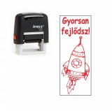 Zsona Dekor Motivációs bélyegző GYORSAN FEJLŐDSZ! lenyomattal