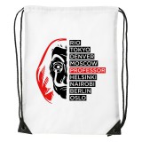 Zsona Dekor Nagy pénzrablás - Sport táska fehér