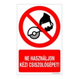 Zsona Dekor Ne használjon kézi csiszológépet! Öntapadós matrica 160x100 mm
