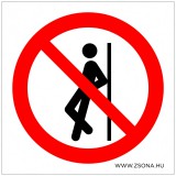 Zsona Dekor Nekidőlni tilos! Öntapadós matrica 100x100 mm