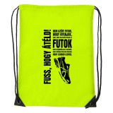 Zsona Dekor Nem azért futok - Sport táska sárga