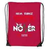 Zsona Dekor Nem tudsz megijeszteni nővér vagyok - Sport táska piros