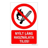 Zsona Dekor Nyílt láng használata tilos! Műanyag tábla 320x500 mm