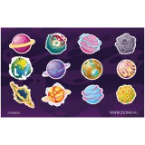 Zsona Dekor Öntapadós bolygók matrica csomag