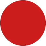 Zsona Dekor Öntapadós Fényvisszaverő kör matrica Piros