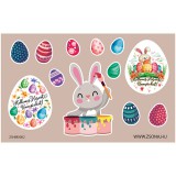 Zsona Dekor Öntapadós húsvéti ünnep matrica csomag