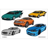 Zsona Dekor Öntapadós jármű matrica csomag V6