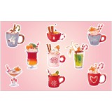 Zsona Dekor Öntapadós karácsonyi-italok matrica csomag