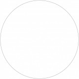 Zsona Dekor Öntapadós kör matrica Fehér